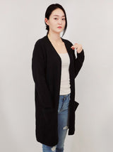 Cozy Elastic Loose Fit  Sweater Cardigan w/Pockets king-general-store-5710.myshopify.com