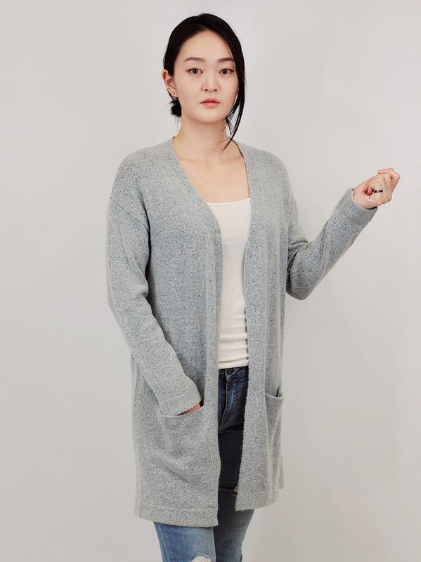 Cozy Elastic Loose Fit  Sweater Cardigan w/Pockets king-general-store-5710.myshopify.com