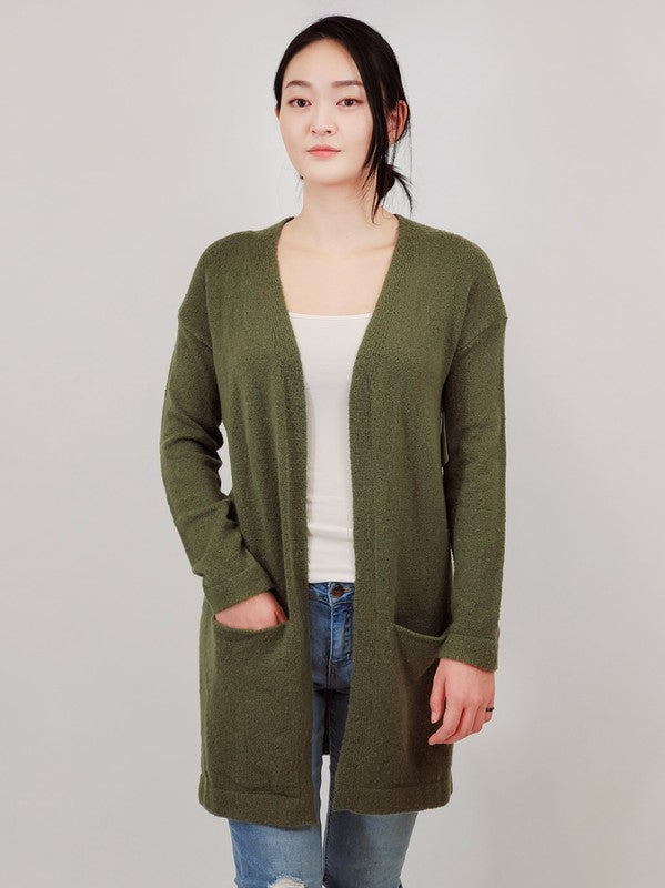 Cozy Elastic Loose Fit  Sweater Cardigan w/Pockets king-general-store-5710.myshopify.com