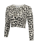 Cropped Bolero Leopard Print Sweater Cardigan king-general-store-5710.myshopify.com