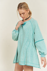 COLORWASH TUNIC SWEATSHIRT king-general-store-5710.myshopify.com