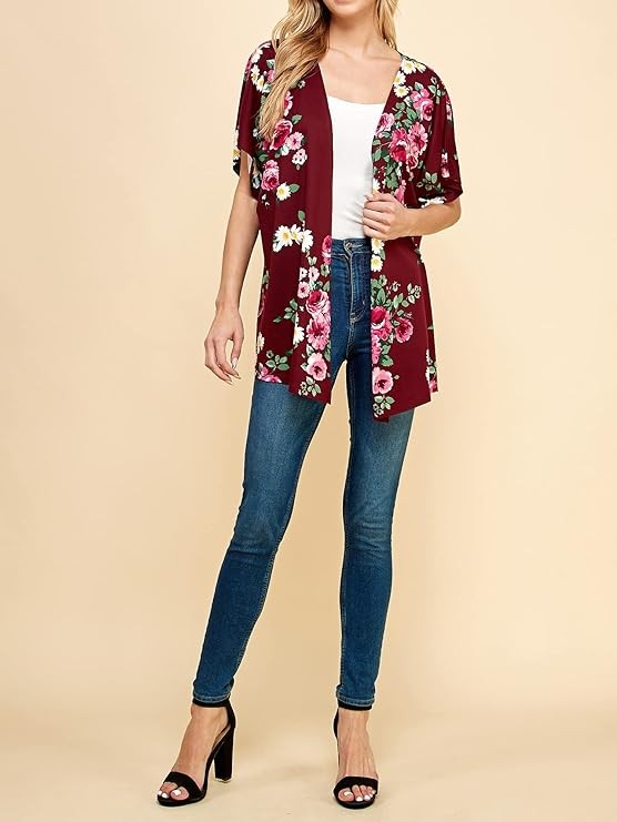 Women Floral Kimono king-general-store-5710.myshopify.com