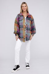 Loose Fit Buttoned Down Check Shirt Jacket king-general-store-5710.myshopify.com