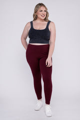 Plus Premium Cotton Full Length Leggings king-general-store-5710.myshopify.com