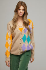 Plus V Neck Button Front Cardigan king-general-store-5710.myshopify.com