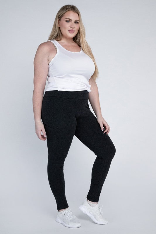 Plus Everyday Leggings with Pockets king-general-store-5710.myshopify.com