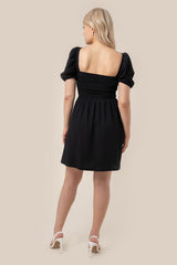 Puff Sleeved Smocked Mini Dress king-general-store-5710.myshopify.com