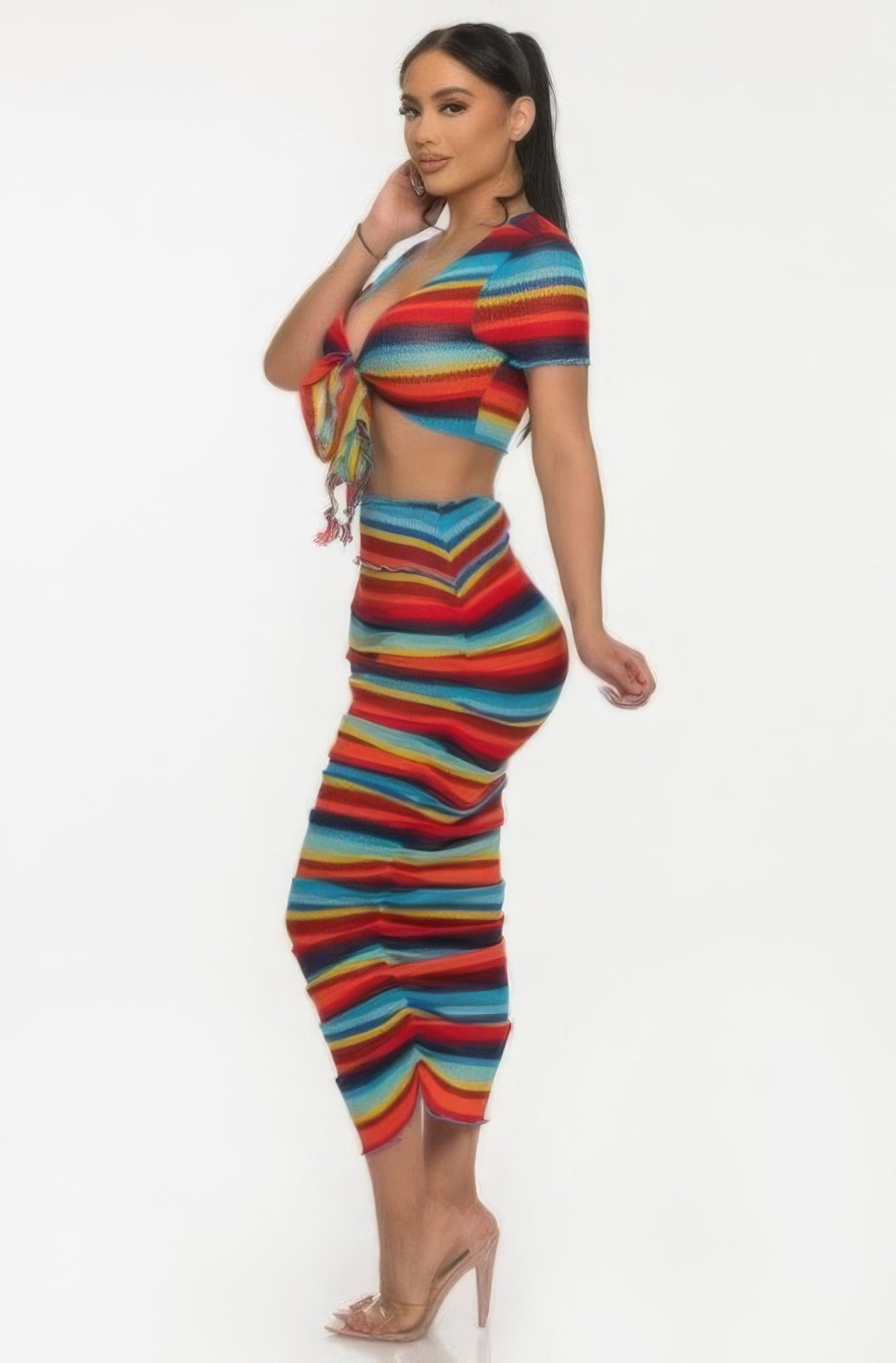 Color Me Mine Beach Sarong Skirt Set