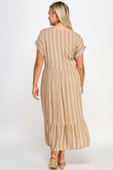 Plus Boho Maxi Dress with Slip