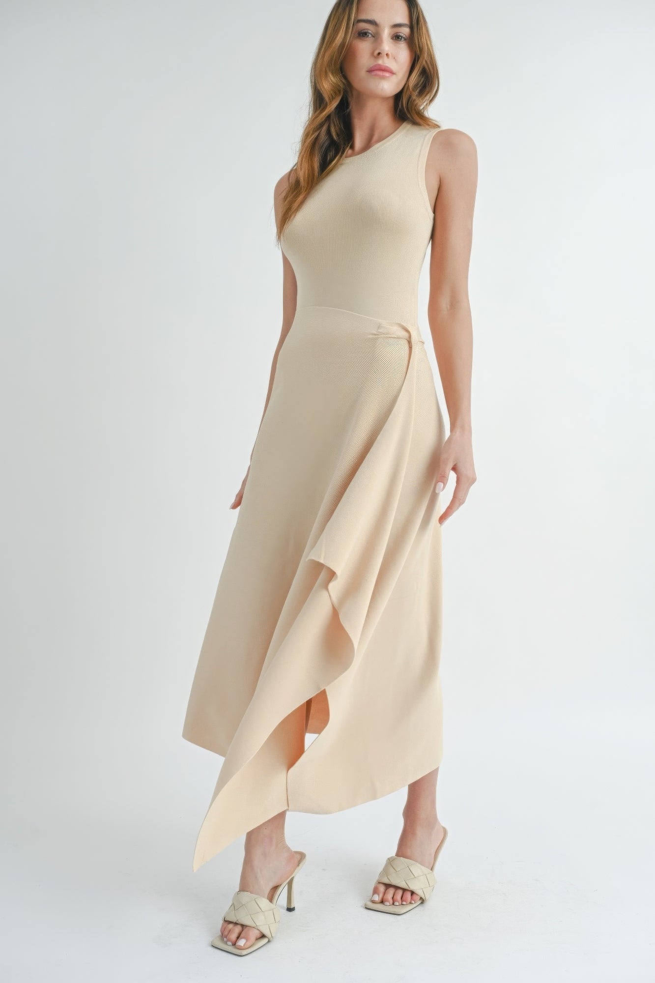 Chic Comfortable Maxi Dress With Slit