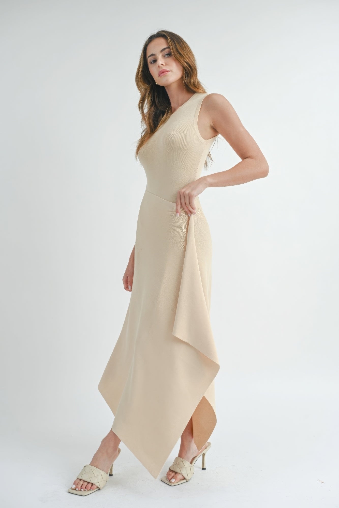 Chic Comfortable Maxi Dress With Slit