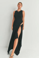 Chic Comfortable Maxi Dress With Slit