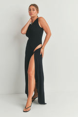 Chic Comfortable Maxi Dress With Slit