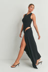 Chic Comfortable Maxi Dress With Slit