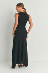 Chic Comfortable Maxi Dress With Slit