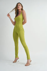 Chic Design Solid Color Versatile Jumpsuit