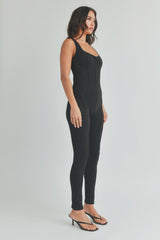 Chic Design Solid Color Versatile Jumpsuit