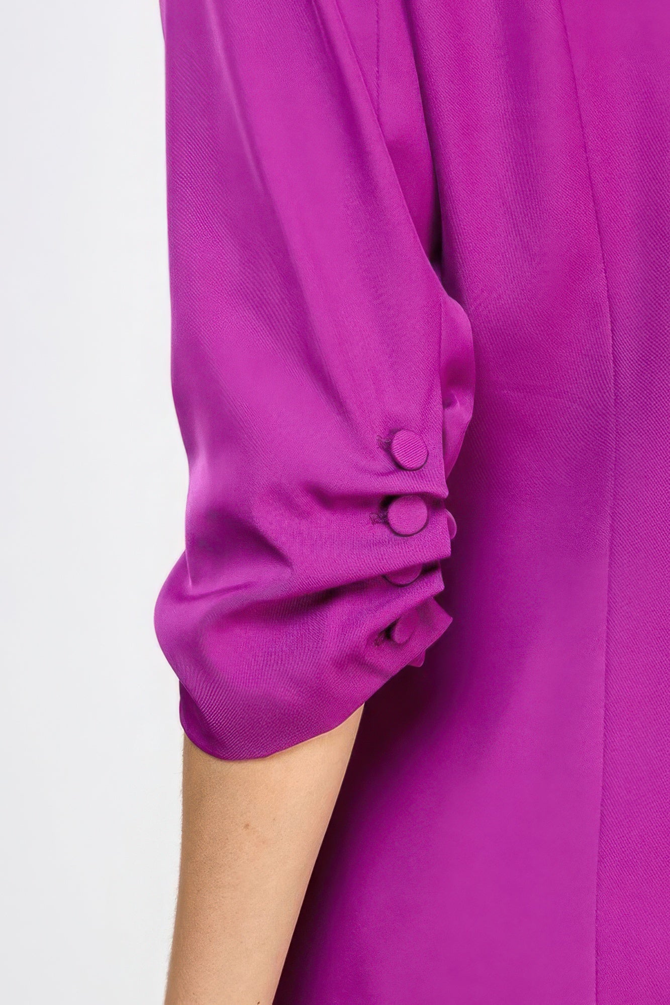 Orchid Buttoned Detail 3/4 Sleeve Blazer