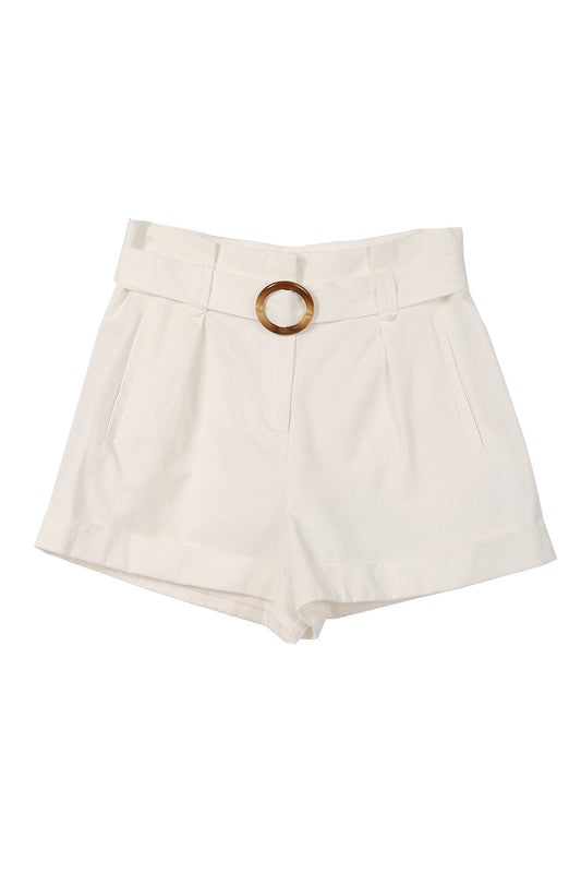 High Waisted Belted Shorts king-general-store-5710.myshopify.com