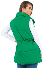 Green Puffer Vest Jacket king-general-store-5710.myshopify.com