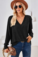 V-Neck Dropped Shoulder T-Shirt