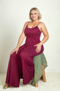 Plus Size Button Front Wide Leg Jumpsuit king-general-store-5710.myshopify.com