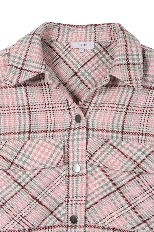 Plaid crop jacket king-general-store-5710.myshopify.com