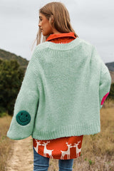 The Fuzzy Smile Long Bell Sleeve Knit Cardigan king-general-store-5710.myshopify.com