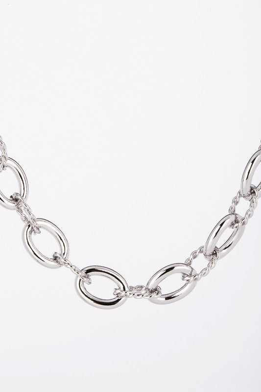 Silver Bold Chain Necklace king-general-store-5710.myshopify.com