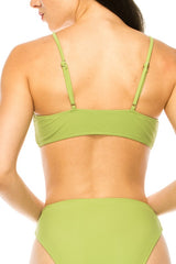 Two Piece Bandeau Top Clean Finished Bikini