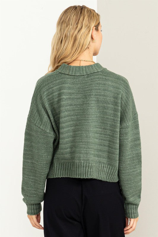 Cute Mood Crop Shoulder Cropped Cardigan Sweater king-general-store-5710.myshopify.com