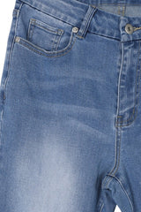 Blue Denim Stretch Flare jeans king-general-store-5710.myshopify.com