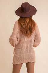 Knit Netted Cardigan king-general-store-5710.myshopify.com