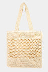 Fame Straw-Paper Crochet Tote Bag