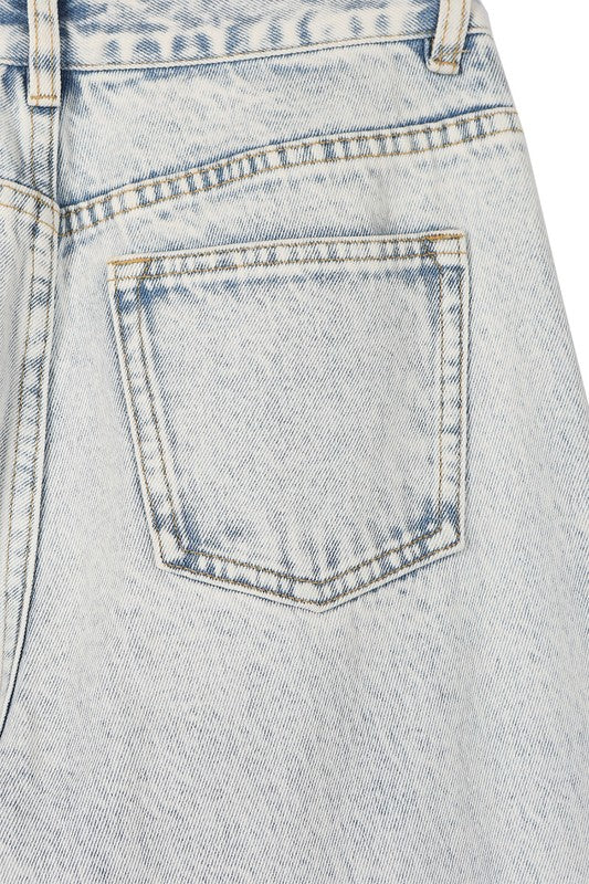 Pale Blue High Waist Denim Jeans king-general-store-5710.myshopify.com