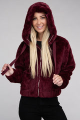 Fluffy Zip-Up Teddy Hoodie king-general-store-5710.myshopify.com