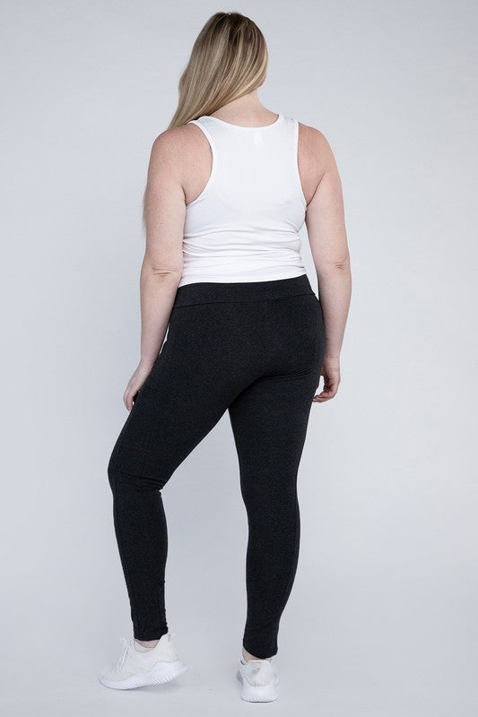 Plus Everyday Leggings with Pockets king-general-store-5710.myshopify.com