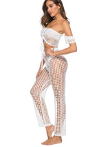 Cutout High Waist Swim Pants