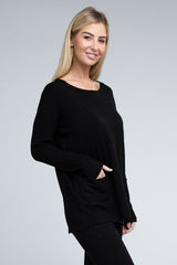 Viscose Front Pockets Sweater king-general-store-5710.myshopify.com