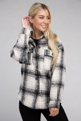 Cozy Plaid Flannel Shacket king-general-store-5710.myshopify.com