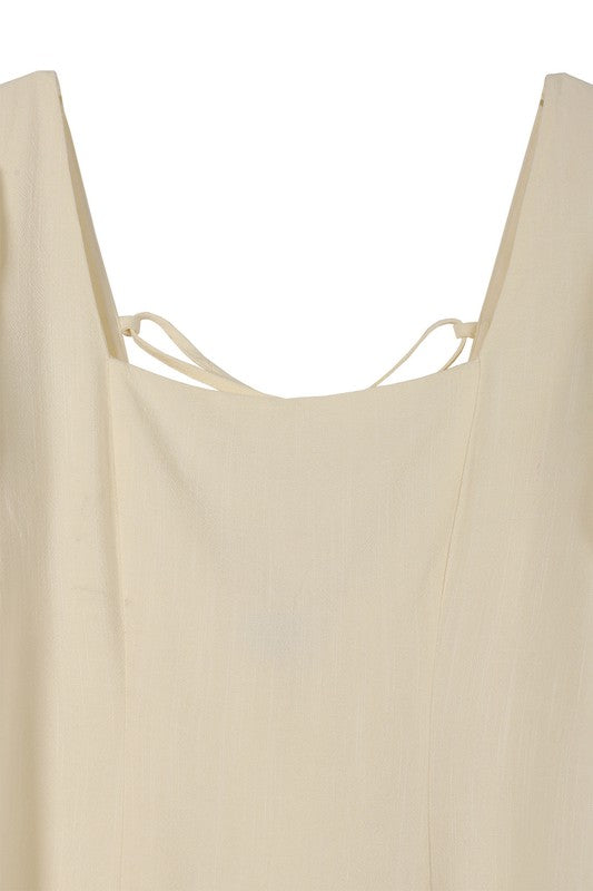 Light Yellow Back Strap Dress king-general-store-5710.myshopify.com