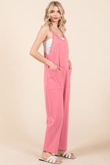 Culture Code Full Size Sleeveless Jumpsuit with Pockets