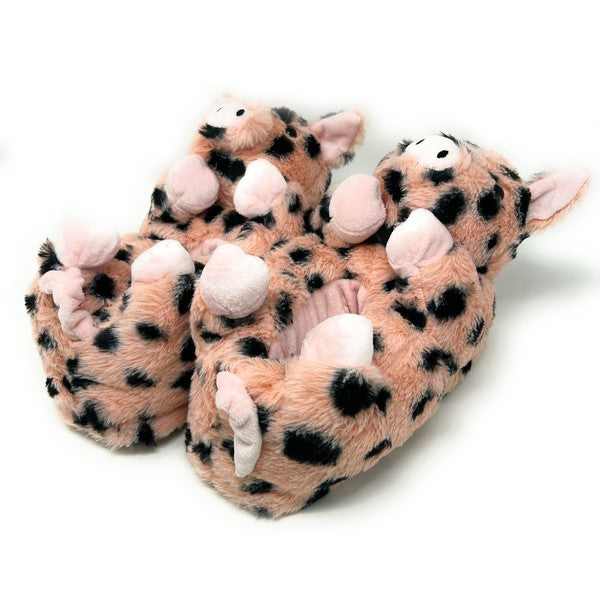 Pig Belly Hugs - Women's Plush Animal slippers king-general-store-5710.myshopify.com