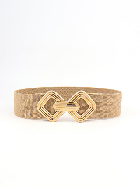 Geometric Buckle Elastic Wide Belt king-general-store-5710.myshopify.com