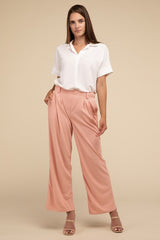 Casual Waffle Trouser Pants