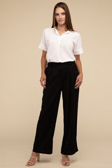 Casual Waffle Trouser Pants