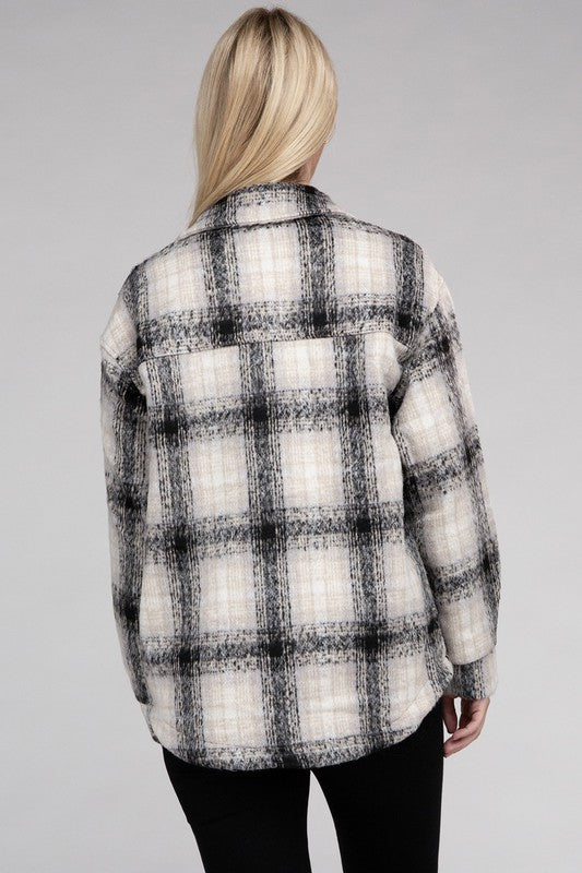 Cozy Plaid Flannel Shacket king-general-store-5710.myshopify.com