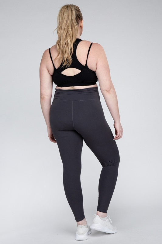 Plus Size V-Waist Full Length Leggings king-general-store-5710.myshopify.com