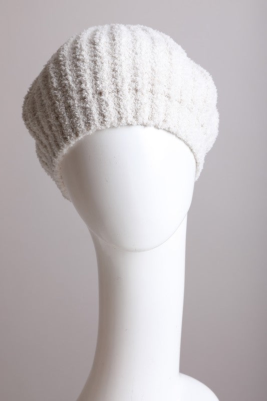 Boucle Rib Knit Beret king-general-store-5710.myshopify.com