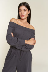 ONE SHOULDER TERRY JUMPSUIT king-general-store-5710.myshopify.com